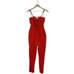 Anthropologie Saturday Sunday Isabel Tie Front Jumpsuit - Red - XS Photo 6