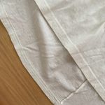 H&M White Cotton Tank Dress High Low Gold Zipper Size Small Summer Festival Photo 4