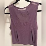 Lululemon  - Sculpt Crop Tank - Grape Thistle - $58 - Size 10 Photo 4