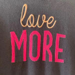 Gap  Navy Blue With Pink Lettering Graphic Sweater Long Sleeves Cotton Casual Wom Photo 8