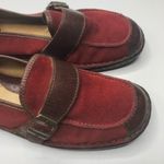 BORN Womens Red Mary Jane Buckle Detail Size 8 Photo 2