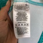 Adidas  Golf Teal and White Printed UPF Long Sleeve Polo Shirt Size M Photo 5