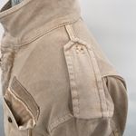 ANINE BING Army Cargo Jacket Khaki Sand Neutral Tan Grunge Edgy Fierce Size S Photo 4