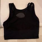 Lululemon Black cropped tank Photo 0