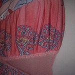 XOXO  XS Pink Coral Floral One Shoulder Dress Photo 2