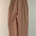 EUC Charlotte Avery Pink Boho Soft Elastic Waist Pants with Pockets size medium Photo 0