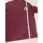 Jansport  Harvard Veritas Crest Burgundy Maroon Quarterzip Pullover Sweatshirt L Photo 5