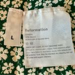 Reformation  Venezuela Sammy Green Floral Wrap Dress Size Large Photo 5