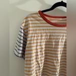 Free Assembly Women's Crop Box Tee with Short Sleeves Orange Size L Photo 4