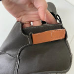 NEW | Women’s ankle Velcro strap fashion boots — size 10.5 Gray Photo 5