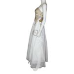 Say Yes Juniors' Strapless Embellished Ballgown Ivory Sz 1/2 White Photo 3
