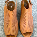 Vince Camuto Women's Tan Peep Toe Slingback Sandals Photo 0