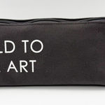 THE MET The Metropolitan Museum of Art ‘Yield to the Art’ Canvas Zipper Pouch Gray Photo 0