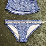Helen Jon Blue Paisley Print 2 Piece Swimsuit Size XS Photo 4