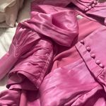 Bardot  Pink Satin Blouse Photo 3