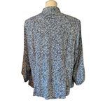 Alex Evenings  Mandarin Neck Twinset Tank Top and Jacket Wedgewood Blue Gray 1X Photo 3