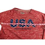 Disney  Parks Epcot World Showcase USA Heather Crewneck Long Sleeve Size Medium Photo 3