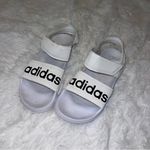 Adidas White Open Tor Slip on with Back Sandal size women’s 7 Photo 1
