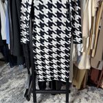 Sergio Hudson x Target Black Houndstooth Strong Shoulder Sweater Midi Dress Size XXS Photo 9