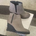 Sorel Women's Joan Uptown Zip Bootie — Waterproof Leather Wedge Boots Photo 1