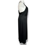 Torrid Vintage  Womens Maxi Blouson Sundress V Neck Sleeveless Lace Back Black 4X Photo 2