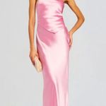retrofete Skye Dress in Fondant Pink XSmall New Womens Satin Maxi Gown Size XS Photo 14