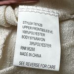 Cal Style Tunic Dress Off the Shoulder 3/4 Lace Sleeve Beige Boho Chic Festival Tan Size L Photo 13