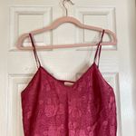 Vintage CACHET Burgundy Slip Dress Nightgown Size Large Satin Sheen Red Photo 2