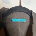 Alice + Olivia  brown linen blend blazer jacket Photo 2