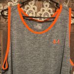 Under Armour  Heather Gray Tank with Orange‎ Trim Photo 1