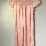 Vanity Fair 💕 Vintage  Pink Embroidered Rosebuds Lace Nightgown • XS 🔴 Photo 0