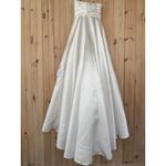 Lulus NWT  Khalida White Satin Pleated Strapless Gown Wedding Bridal Dress Sz XS Photo 2