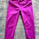 Athleta Magenta Purple Wildberry Chaturanga Capri Leggings Medium Photo 0
