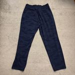 Athleta Brooklyn Ankle Pants Navy Blue Camouflage Print Photo 3