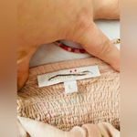 Anthropologie Love The Label Rosette Babydoll Blouse Size Large NWOT $128 Photo 2