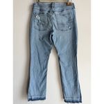 American Eagle American‎ Eagle Jeans Women's 12 90s Low Rise Skinny Kick Stretch Denim Raw Hem Photo 8