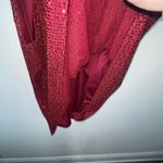 Sparkle Burgundy Lined Racerback Back Adjustable Strap Tank Size 2X Photo 4