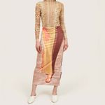 ELLISS Handsy Ankle Skirt Multicolor Double Pattern Soze Medium NWT Brand New Blue Photo 4