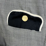 Escada Glen Plaid Wool Silk Skirt Suit Size EU 38 US 8 Black White Photo 7