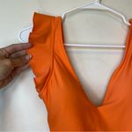 Summersalt The Ruffle Backflip Colorblock One Piece Swimsuit Pink Orange Sz 2 Photo 6