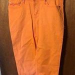 Faded Glory 𝅺ORANGE pants size 6 Photo 0