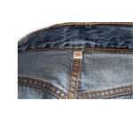 Levi's  Blue Denim Skirt Sz 30 High Rise Photo 3