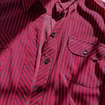 Elementz Red and Black Striped Button-Up Shirt Photo 2