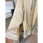 Xiaoyan Lin Silk Open Front Cardigan Double Layer Lightweight Tan Size M Photo 4