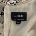 Bardot  Size 6 Alessia Cream Black Floral Long Sleeve Tiered Ruffle Mini Dress Photo 5