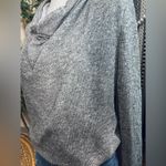 Anthropologie  Deletta Metallic Shimmer Cowl Neck Long Sleeve Blouse Photo 7