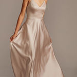 CELEBRATE DB STUDIO Timeless Satin Formal Long Gown Dress Plus Size 30 NWT Photo 0