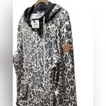 Michelle Mae half zip hoodie. Size Large Gray Photo 9