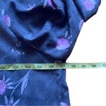 Caslon Tie Sleeve Gray and Pink Floral Blouse Size 2X Photo 5