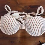 Tularosa  Tasya High Waist Bottom M & Tasya XL Top in Bronze Stripe NWT Photo 5